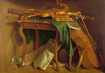 Der Tisch des Musikers, ca. 1760